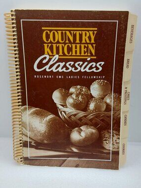 Vintage Country Kitchen Classics Paperback Cookbook